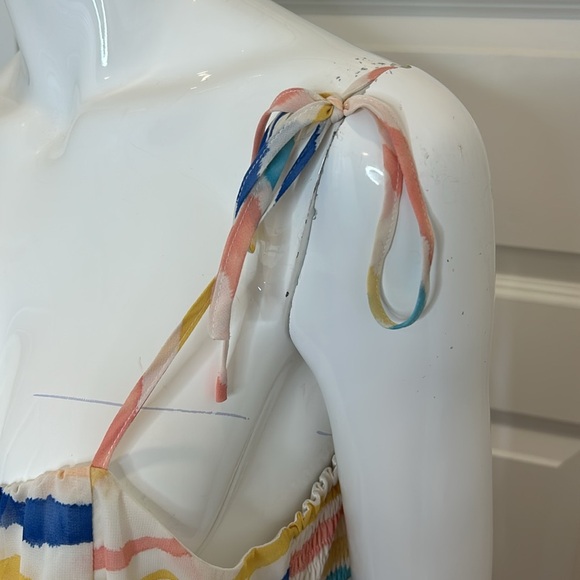 Buddy Love Riley multi colored tiered mini dress. NWT. Size L - Picture 3 of 8